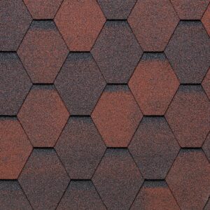 Eco Hexagonal Mix vörös 509